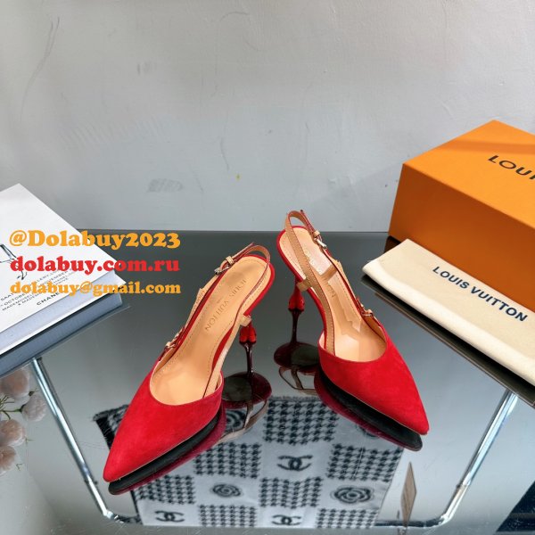 Louis Vuitton 1:1 Mirror Blossom Slingback Pump Shoes