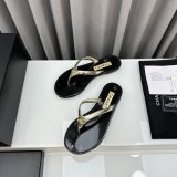 Perfect Sandals Street Replica Plain Leather Flip Flops Shoes