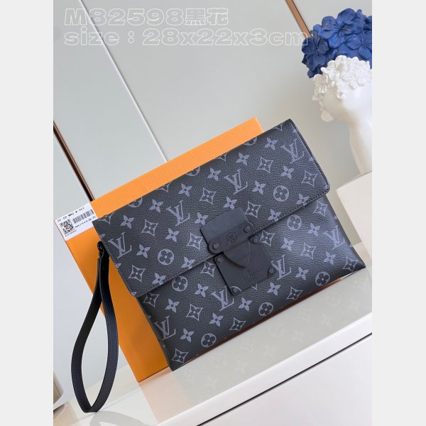 Replica M82598 Pochette S-Lock Monogram Eclipse Louis Vuitton Bag