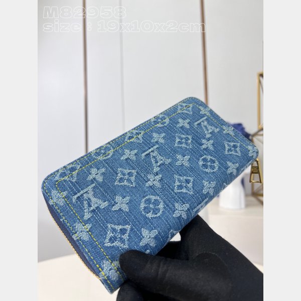 Duplicate Zippy Wallet Monogram Denim M82957 Louis Vuitton Bag