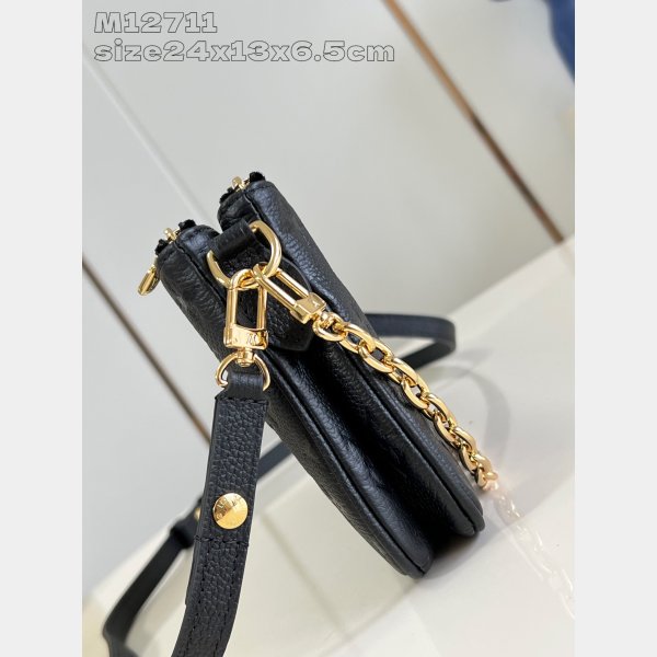 Replica Louis Vuitton Pochette Métis Black Luxury M12711 Bag