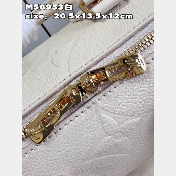 Speedy Replica LV Bandouliere 20 Creme The Best Quality Bag