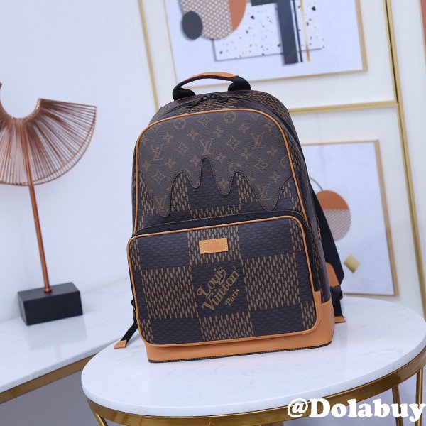 Replica Louis Vuitton Campus Backpack Monogram Nigo N40380 Bag