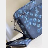 China Louis Vuitton Trio Messenger Other Leathers M57840 Blue Replica Bags