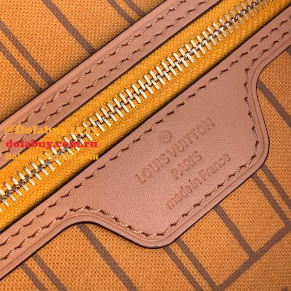 Louis Vuitton Knockoff UK Neverfull MM Damier Azur N50047 Handbags