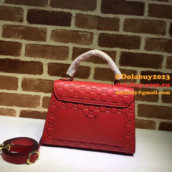 Replica Gucci Best GG Supreme Padlock Small Top Handle 453188 Bag