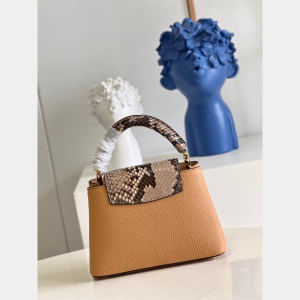 Louis Vuitton First Copy Capucines N80741 Arizona Brown Bag