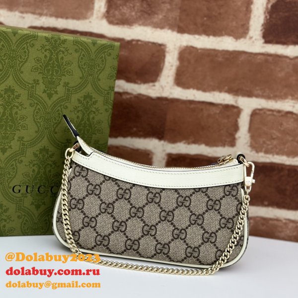 Inspired Gucci 784732 GG Super Mini Shoulder Charm Bag