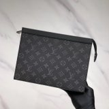 Louis Vuitton Pochette Voyage MM Monogram Eclipse M61692