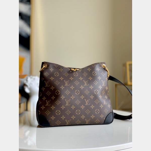 Louis Vuitton Replica M45352 Odéon MM Monogram in Black