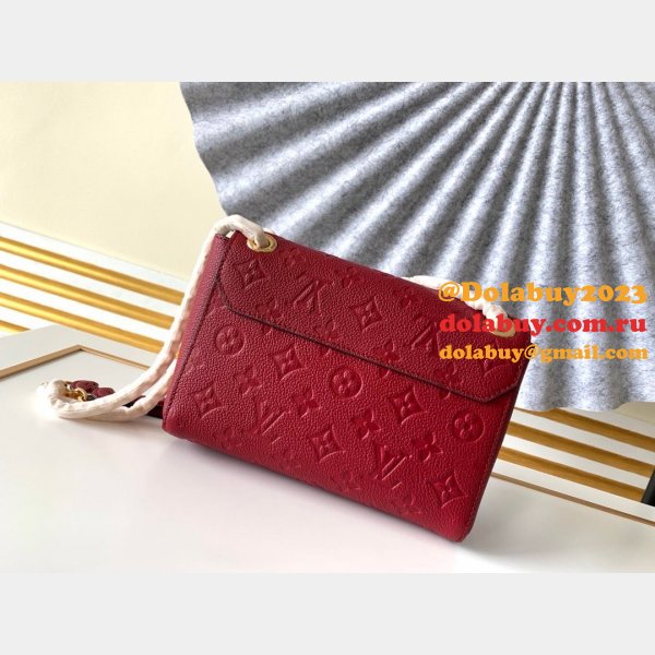 Louis Vuitton UK Vavin BB M44553 Red Monogram Empreinte Leather