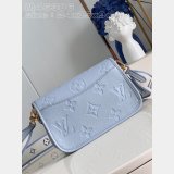 Diane Inspired Blue M46386 Monogram Empreinte Louis Vuitton Replica Bag