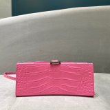 Balenciaga Replica Women's Hourglass S top handle bag Pink