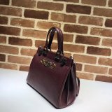 High Quality Leather Gucci 569712 Zumi Small Top Handle Replica Bag