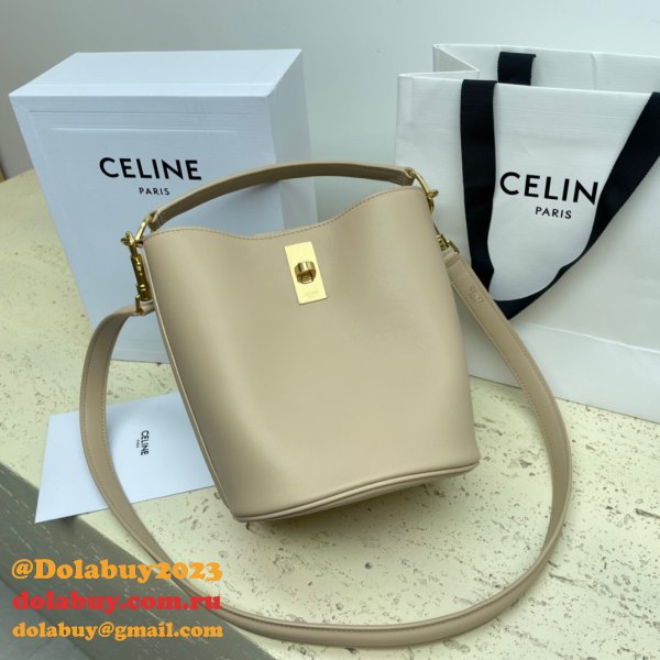 UK Celine Perfect Fake Quality Teen Bucket Triomphe Bag