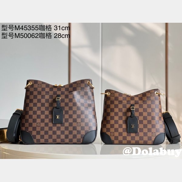 Luxury Louis Vuitton Wholesale N50062/M45355 Odéon MM Monogram Coffee Plaid