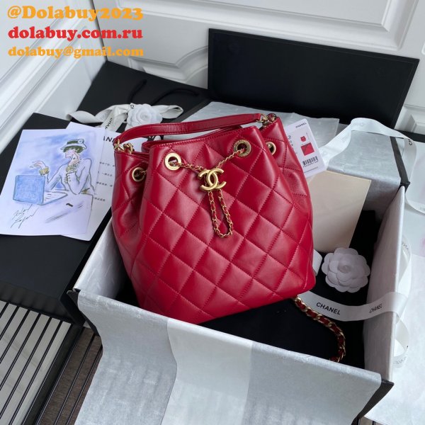 CC AAA+ mini bucket bag Replica Red Bag