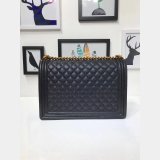 AAA+ Le Boy large Best Black Bags Caviar 30cm