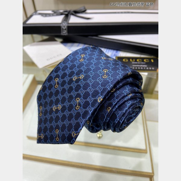 Wholesale GG horsebit silk tie