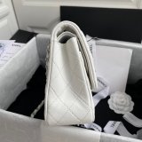 Buy Replica CC classic CF 25.5 cm White handbag