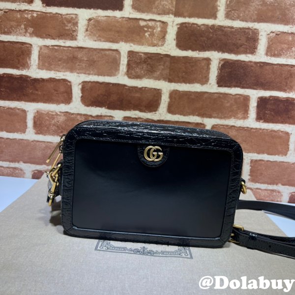 Gucci Buy Knockoff Messengers Python Shoulder Bag 710861 Double G