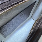 Gucci Replica 699318 Clutches Jumbo GG pouch camel ebony GG canvas