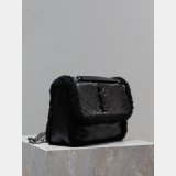 TOP YSL SAINT LAURENT NIKI oil-waxed HANDBAG