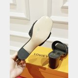 FAKE LOUIS VUITTONS Neo Revival Flat Mule Shoes