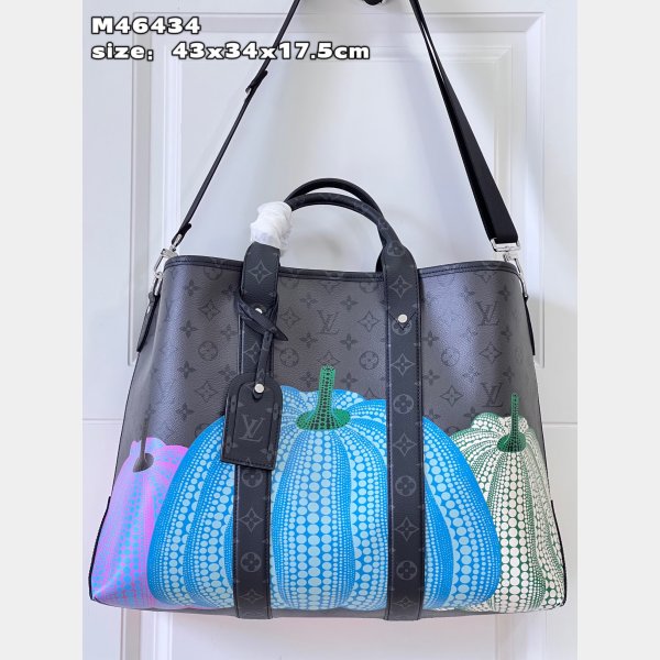 LV x YK Louis Vuitton 7 Star Weekend Tote Monogram Eclipse M46434 Canvas