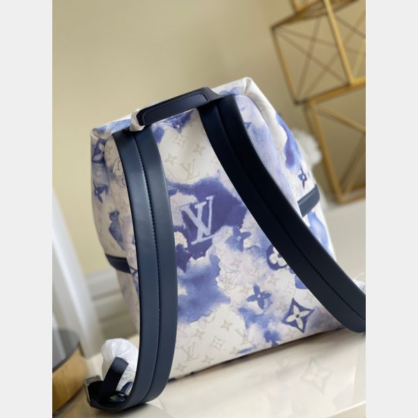 Louis Vuitton Blue Top Quality M45760 Discovery Backpack Monogram Other Bags