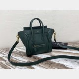 Celine Army Green Luggage Nano shopper 168243 Handbag