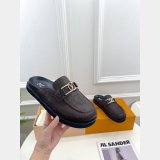 Upper Case Flat Open Back 1A884I Loafer Replica Louis Vuitton Shoes