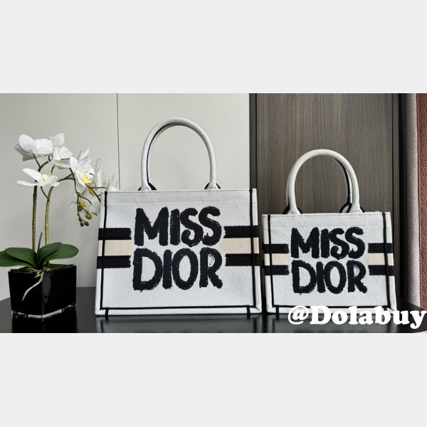 Top Quality Miss Dior Inspired Allover Book Tote