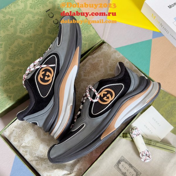 Luxury Designer gucci men RUN TRAINER shoes