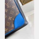 Fashion Louis Vuitton Fake M45335 Dean Backpack Monogram Macassar Canvas