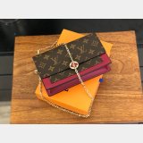 Louis Vuitton Best Flore Chain Wallet Monogram M67405 Brown