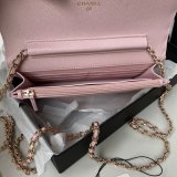 Designer Replica UK AP2734 Flap Glass Pearls Lambskin Bag