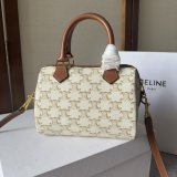 Luxury Celine 197582 Triomphe Small Boston Bag