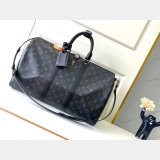 Knockoff Louis Vuitton Keepall Bandoulière 45/55 Monogram Eclipse Mens Bag