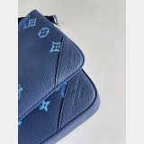 China Louis Vuitton Trio Messenger Other Leathers M57840 Blue Replica Bags