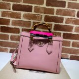 AAA Replica Designer Gucci 660195 Diana small tote leather Handbags