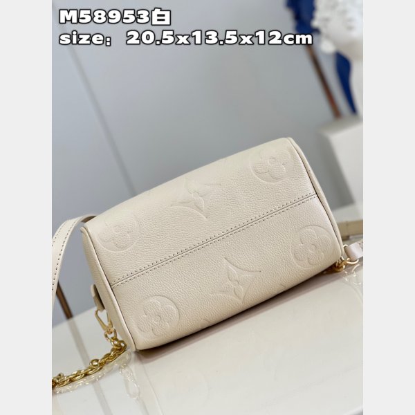 Speedy Replica LV Bandouliere 20 Creme The Best Quality Bag