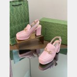 Lady Horsebit GG Gucci Replicas Slingback Pumps Shoes