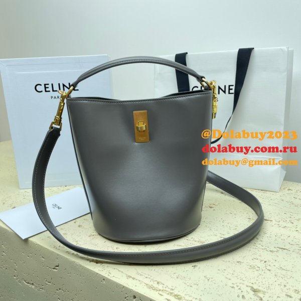 UK Celine Perfect Fake Quality Teen Bucket Triomphe Bag