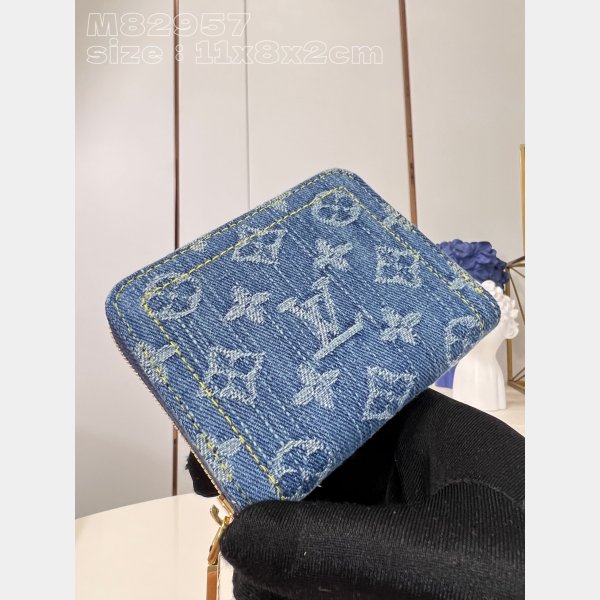 Replica Zippy Coin Purse Monogram Denim M82957 Louis Vuitton Bag