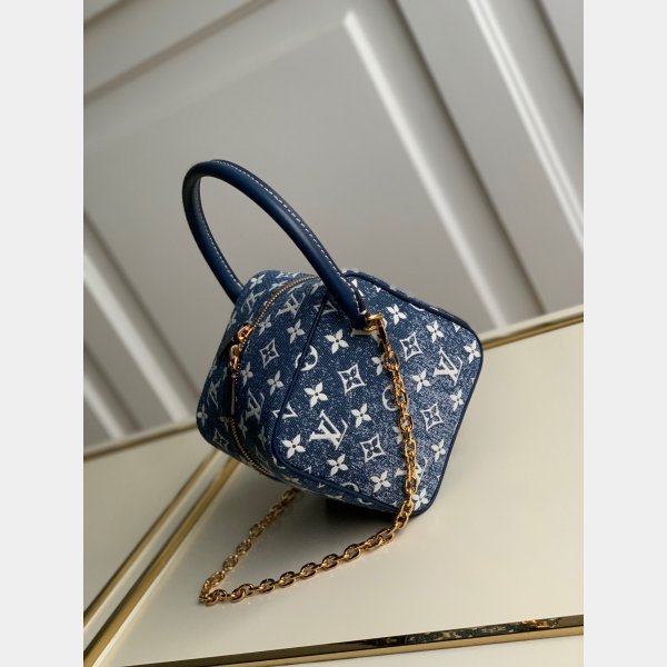 Copy AAA+ Louis Vuitton Replicas Square Bag M59611 Blue