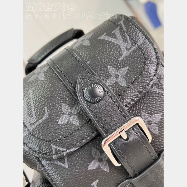 Designer Nano Christopher Replica Louis Vuitton Black M82769 Bag