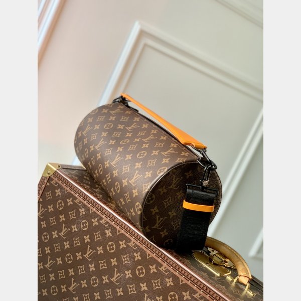 Soft Polochon Louis Vuitton Replica M46691 Monogram Macassar Canvas