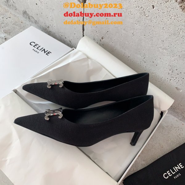 High Quality Luxury Celine high heel shoes