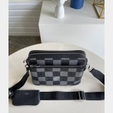 Best High Quality Replica LV Trio Messenger Other Leathers N80401 Black Bags